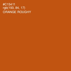 #C15411 - Orange Roughy Color Image